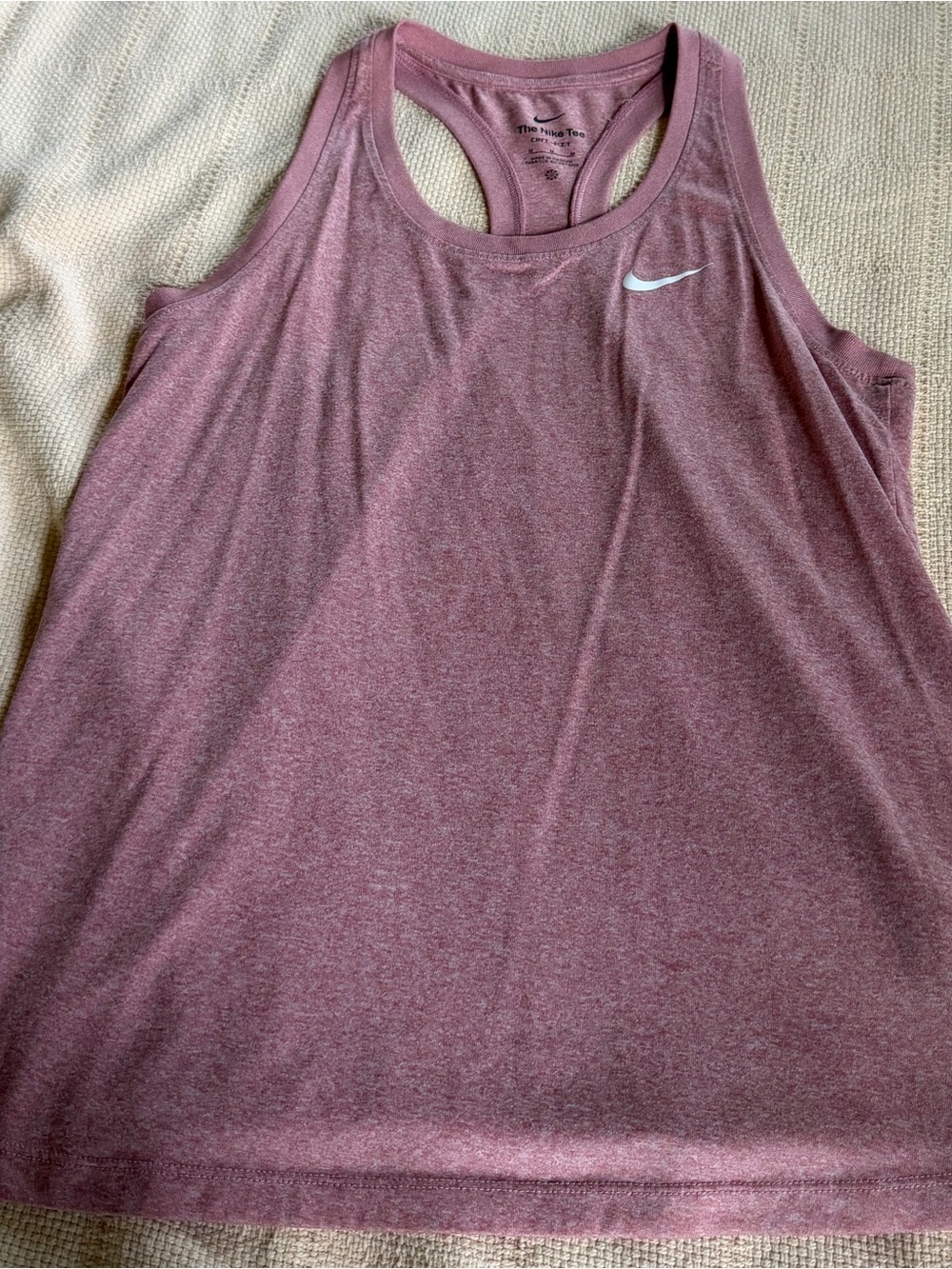 Nike Women’s Dri-FIT Racerback Tank Top - Mauve